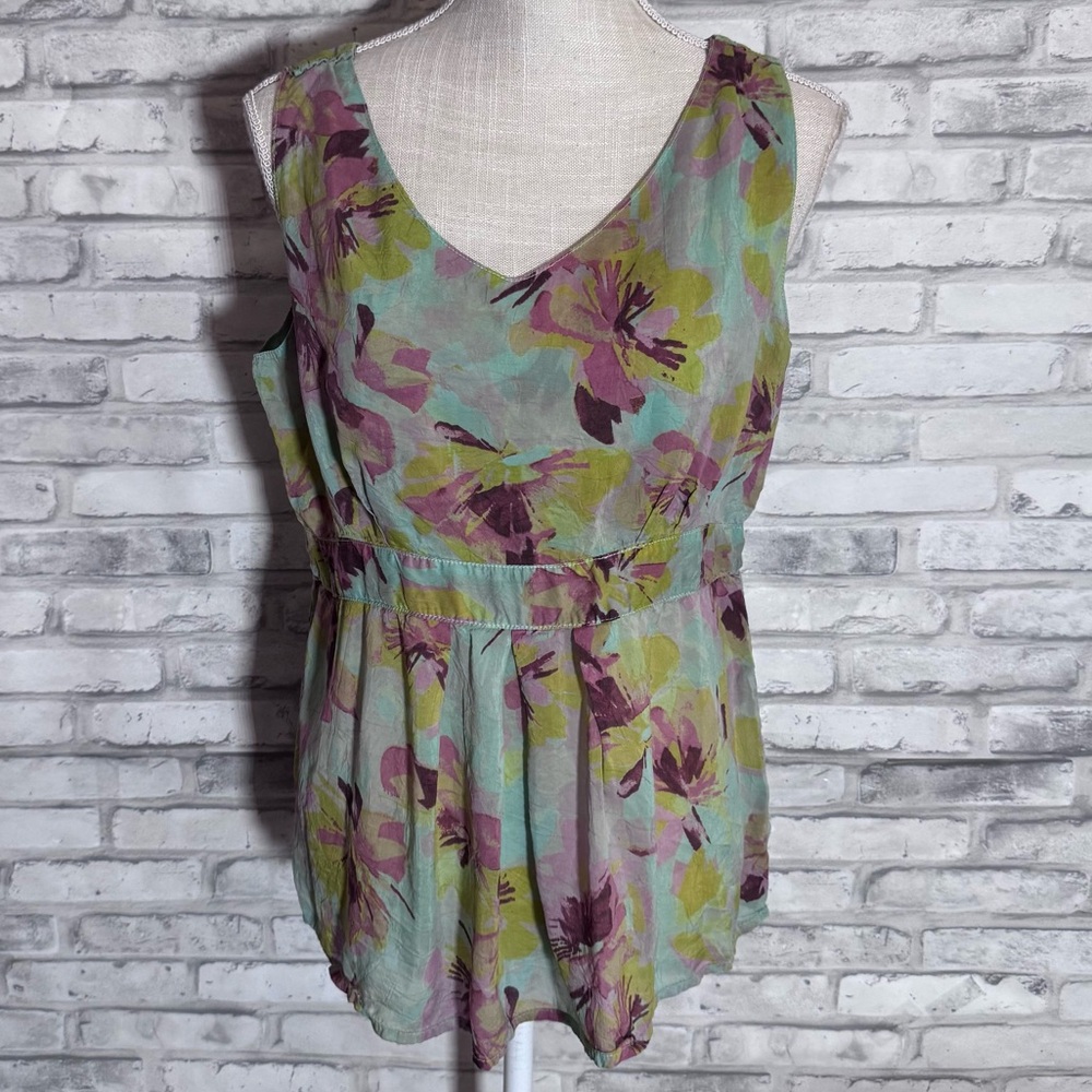 Click Color Me Cotton Floral Blouse